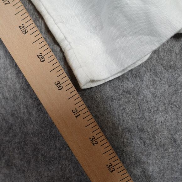 Athleta Pants Womens 16 Cabo Linen Wide Leg Pant White Beachy Relaxed Lagenlook - Picture 5 of 11